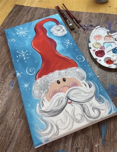 christmas step by step painting